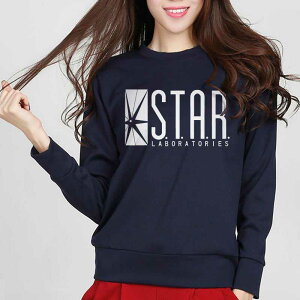 2019 New Fashion Autumn Funny American Drama The Flash Sweatshirt Star Laboratories Women