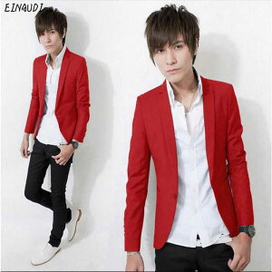 EINAUDI �u�����h �ߗ� Blazer One Button Blazer Slim Fit �R�X Homme Suit