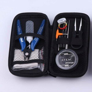 XFKM ~j Vape DIY Tool  Tweezers Pliers Wire Heaters Kit CIC Jig Winding Pack