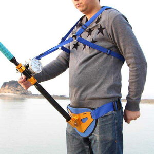 Protecting Fishing Vest Waist Belt Fishing Rod Holder Gimbal Trolling Jigging Fishing Rod