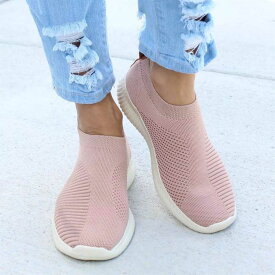 女性 Shoes Plus Size 43 女性 Vulcanize Shoes Fashion Slip On Sock Shoes Female Air Mesh