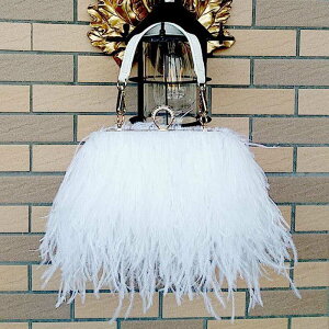 �o�b�O Handbags ���� Famous Brands Ostrich Feather Clutch Luxury Handbags ���� �o�b�O �f�U�C��