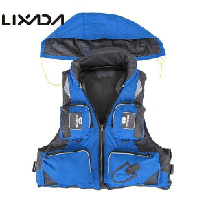 Lixada Fly Fishing Vest Polyester Outdoor Swimming Life Vest Backpack Carp Pesca Survival