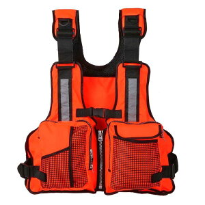 Lixada Men Women Fishing Vest Water Sports Safety Fish Jacket Kayaking Boating Waistcoat R
