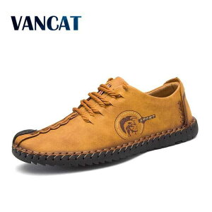 VANL Comfortable Big size 38-46 Casual V[Y Loafers V[Y Quality Split Le