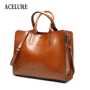 ACELURE Leather Handbags Big  Bag High Quality Casual Female Bags Trunk Tote Spanish