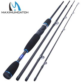 Maximumcatch Fishing Baitcasting Rod 2.1M/2.4M 4Pieces Travel Carbon Fiber Fishing Rod Fas