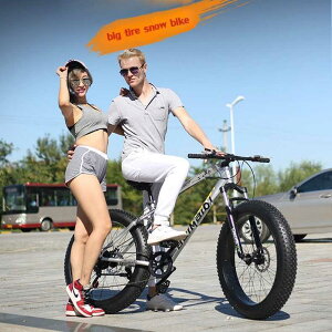 26 inch 7/21/24/27 speed folding fat bike double disc brakes }Ee oCN big tire  `X1!