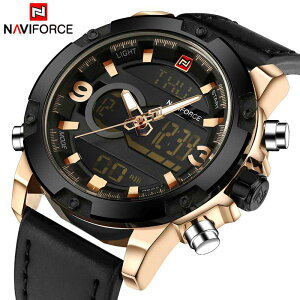 NAVI�t�H�[�X Luxury �u�����h Analog �f�W�^�� ���[�U�[ �X�|�[�c ���v �����Y Army �~���^���[ Watch