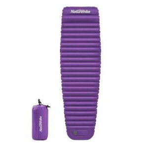 Naturehike �L�����v�}�b�g ���O ���� �h�� �X���[�s���O�p�b�h �s�N�j�b Purple 185x55x7.5cm