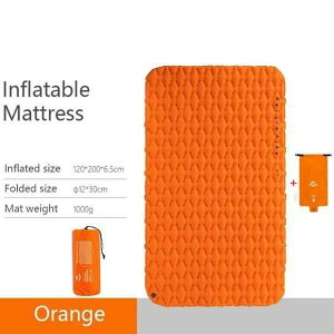 Naturehike �L�����v�}�b�g �i�C���� �X���[�s���O�p Orange 2 Inflatable 200x120x6.5cm