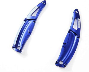 ステアリング ホイール シフトパドル エクステンション アルミ ポルシェ パナメーラ マカン カイエン718 911 ボクスター Blue short
