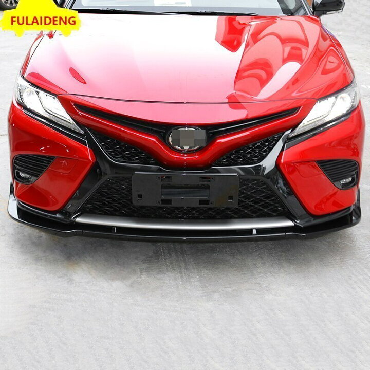 フロントバンパースポイラースプリッターリップ トヨタカムリSE XSEスポーツモデル2018-2024車下半身キットに適合