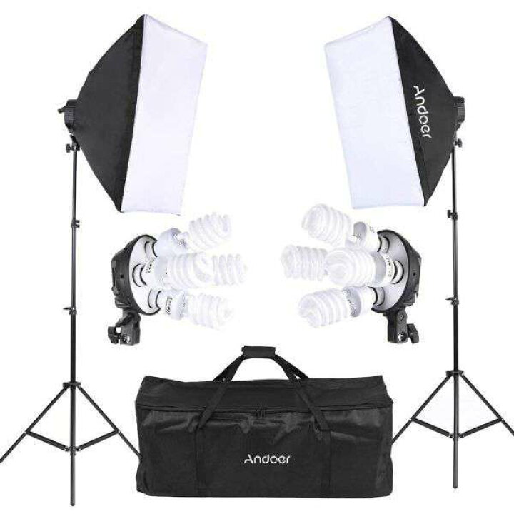 楽天市場】【大人気】Andoer 写真照明用セット 14件キット ソフト 