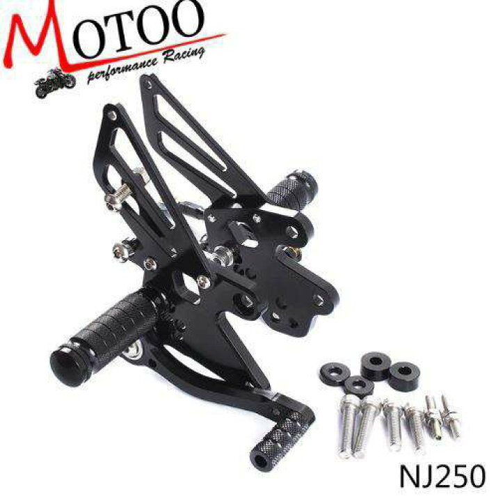 楽天市場】2008-2012 Ninja250 ニンジャ250 バックステップ 可変 