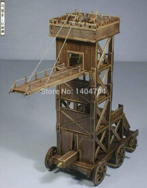 ★古代 中世 戦車 ローマ軍 クラシック戦車 モデルシリーズ 木製模型キット 英語命令★