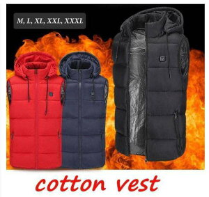 Heated Winter Jacket Usb Electric Heated Outdoor Vest Clothes Thermal Hunting Fishing Skii