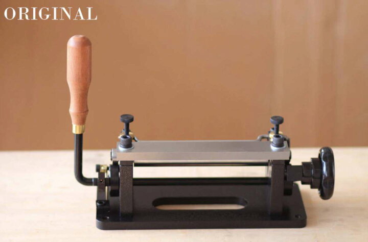 楽天市場】業務用 手動革漉き機 レザースプリッター 刃幅13cm 6インチ 