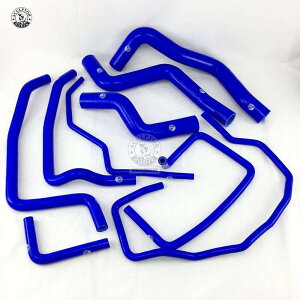 ●RX-8 前期 SE3P ラジエーターホース 2003-2008シリコンホース 青 9本セット シリコン3層 マツダ アッパ?