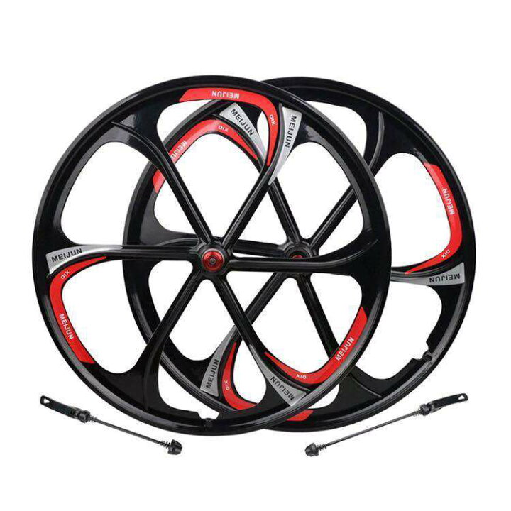 楽天市場】Mtbリム6スポークホイール26 インチマウンテン自転車 