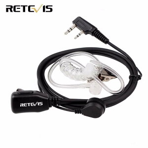 ����! Retevis PTT MIC Earpiece Walkie Talkie �w�b�h�Z�b�g KENWOOD BAOFENG UV-5R BF-888s Retevis H�`���X1!