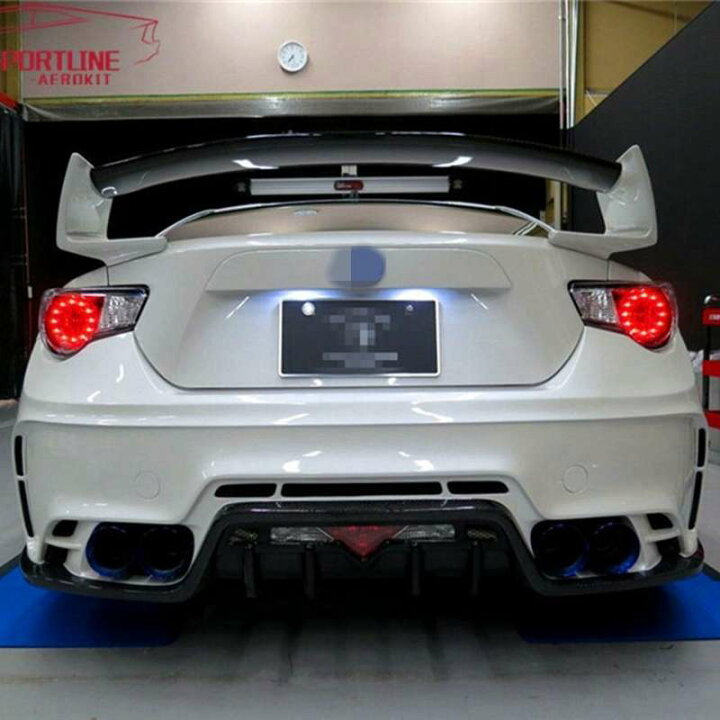 楽天市場】カースタイリング未塗装黒FRPスタイルGT 86 BRZリアトランク 