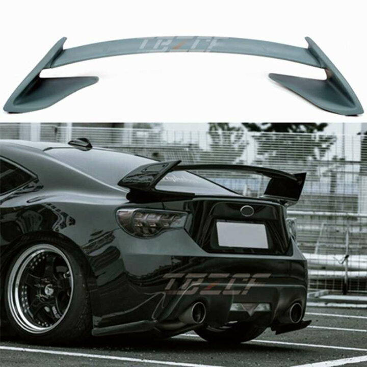 楽天市場】カースタイリング未塗装黒FRPスタイルGT 86 BRZリアトランク 