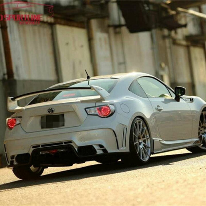楽天市場】カースタイリング未塗装黒FRPスタイルGT 86 BRZリアトランク 