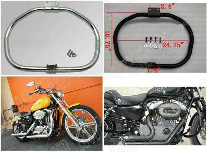 楽天市場】harley スポーツスター エンジンガード バー883 1200 XL 