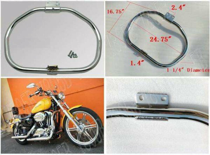 楽天市場】harley スポーツスター エンジンガード バー883 1200 XL 