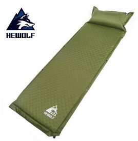 HEWOLF 屋外 188×65×5 シングル 自動膨張式 クッションパッド 厚手 マットレス テント キャンプ ベッド　選べる2カラー