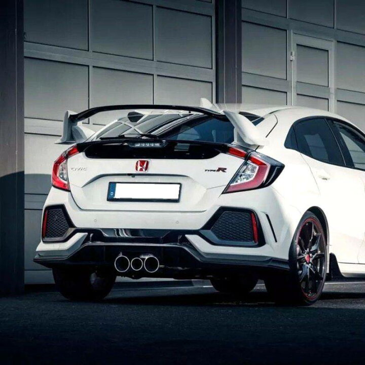 楽天市場】車ホンダシビックハッチバック 2016 2017 2018 スポイラー 