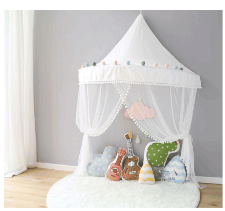 楽天市場】キッズルーム ミニカーテン 夢の子供部屋 天蓋