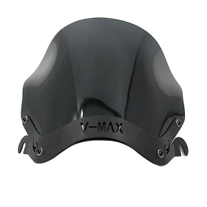 1985-2007 ヤマハ V-MAX1300 VMAX1200 フロントガラス偏向器 W/マウントブラケット VMAX1300 V-MAX vmax は 1200 1300 黒
