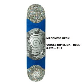 デッキテープ9インチ幅サービス スケボー MADDNESS マッドネス VOICES RIP SLICK - BLUE 8.125インチ