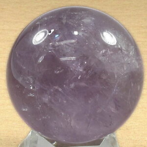 アメジスト 丸玉 置物 紫水晶 アメジストクォーツ 直径65mm 台座付き 一点物 虹入り紫水晶 レインボーアメジスト スフィア ラウンド 天然石 パワーストーン
