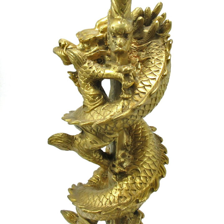楽天市場】龍 置物 風水 剣龍 倶利伽羅龍王 龍の置物 不動明王 銅製 