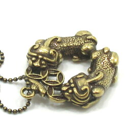 ヒキュウ 風水 ストラップ 貔貅 ひきゅうのストラップ 対 ペア 雌雄のストラップ 金運 魔除け 招財 グッズ アイテム アクセサリー