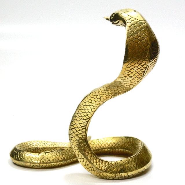 楽天市場】風水 蛇 置物 へび 巳 金の蛇 特大サイズ 蛇の置物 高さ約