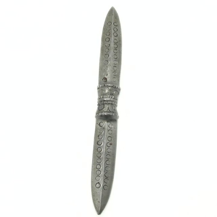 楽天市場】プルパ 金剛杵 独鈷杵 鉄製 両剣 長さ約20．8cm 密教法 