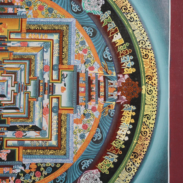 楽天市場】チベット密教 肉筆画 タンカ マンダラ 仏画カーラチャクラ