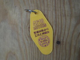 4610MOTORS　MOTEL Key Ring YEL シロウトモータース★MOTEL K/R☆モーテルキーリング★黄色