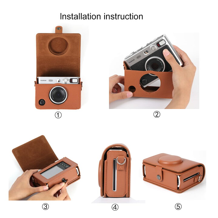 楽天市場】カメラケース instax mini evo ケース チェキ evo ケース 