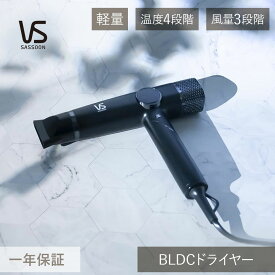 ヴィダルサスーン BLDCドライヤー VSD-1271/KJ VSD-1271 高級 おしゃれ おすすめ 軽量 コンパクト 大風量 時短 速乾 コンパクト 黒 温度調節 折りたたみ デジタル ヘアドライヤー ヘアードライアー ドライアー ギフト プレゼント ビダルサスーン VS 父の日 送料無料