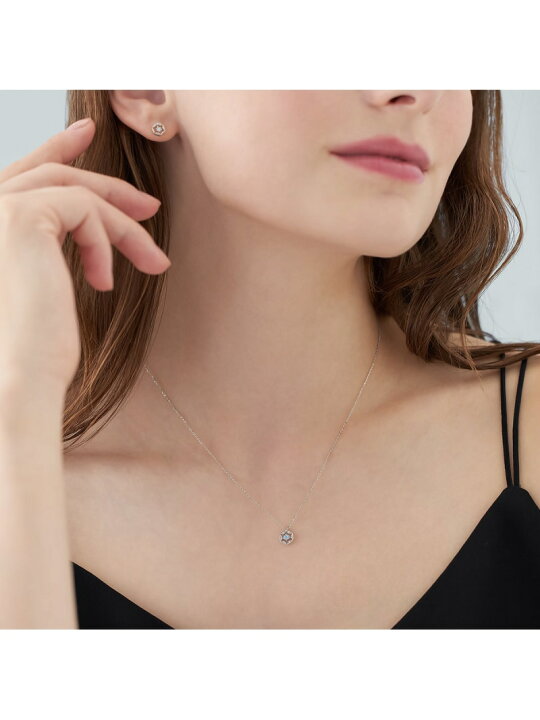 楽天市場】【Holiday Collection】K10ホワイトゴールド ネックレス 4 