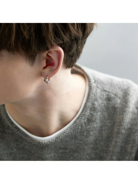 楽天市場】【4°C HOMME+】 シルバー ピアス/片耳用 4℃ HOMME+ 