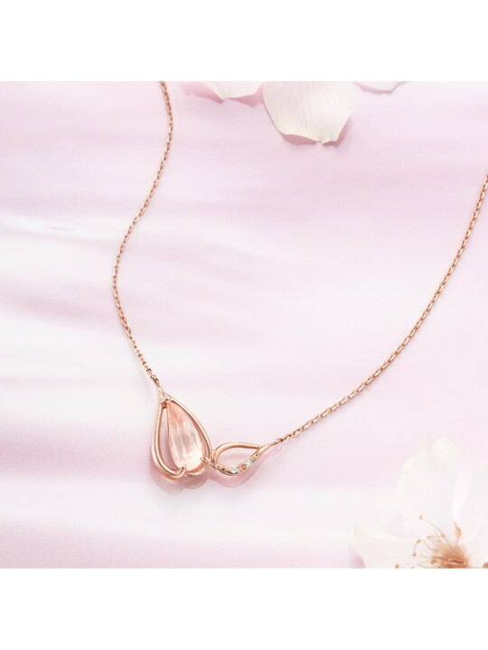 楽天市場】【SAKURA Collection】K10ピンクゴールド ネックレス 4 