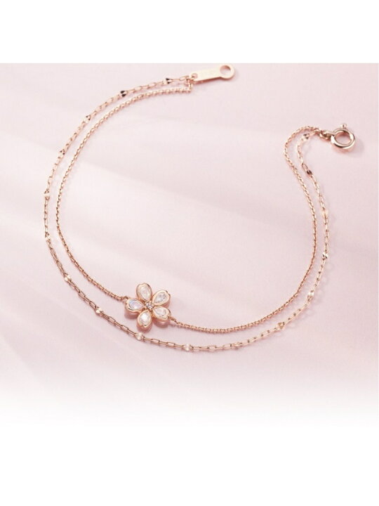 楽天市場】【Sakura Collection】K10PG ブレスレット 4℃ ヨンドシー 