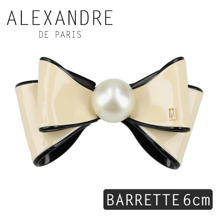 楽天市場】アレクサンドル ドゥ パリ リボン バレッタ 6cm 結婚式  