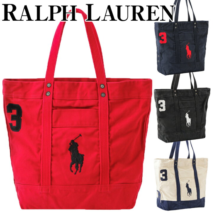 楽天市場】ラルフローレン トートバッグ Ralph Lauren ビッグポニー 